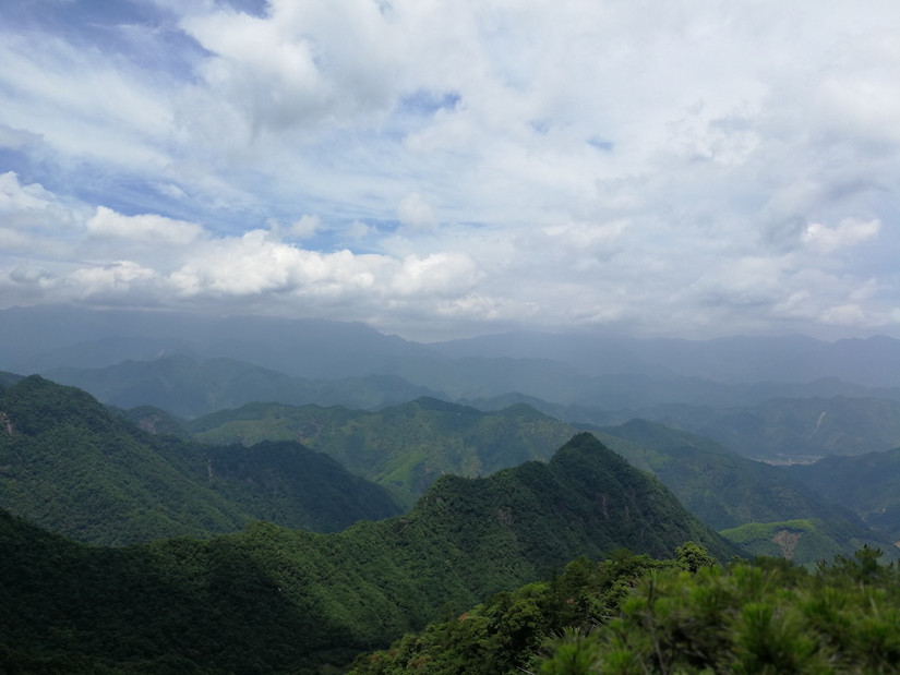 搁船尖登顶难度,搁船尖天目山光明顶