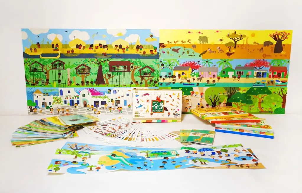 团|这套贴纸涂色书,我专程从中国带到了英国!