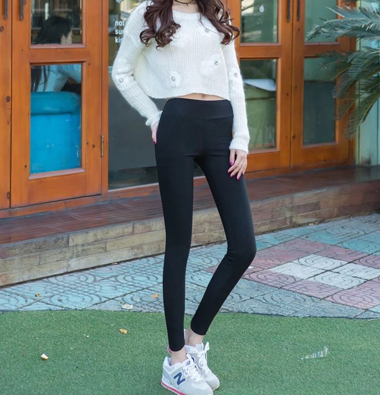 显瘦有弹力的小黑裤,2020秋季时尚显瘦弹力小黑裤