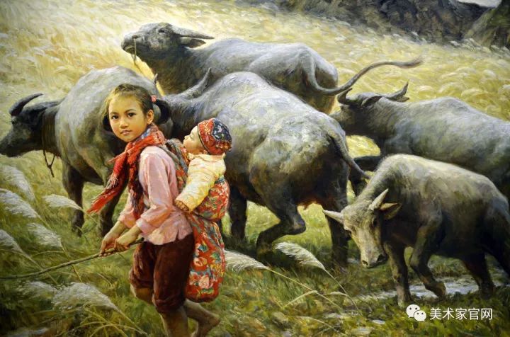 这是我见过最美的油画,日本女生最美的油画