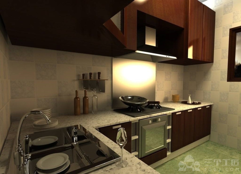 55平米小户型中式风格装修,中式风格50平小户型装修设计