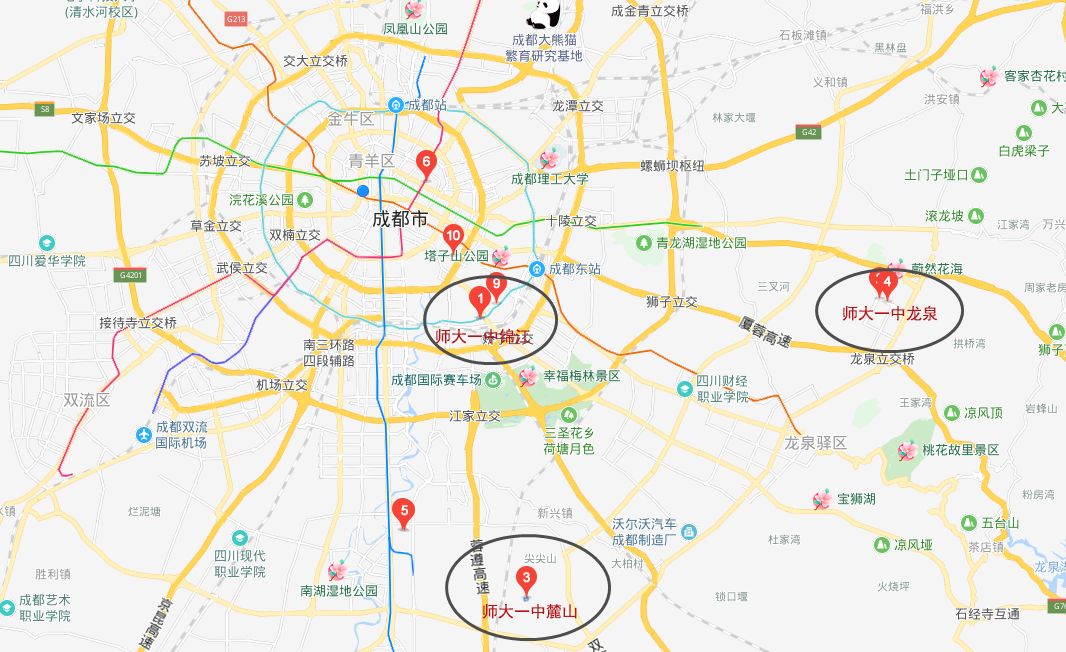 师大一中和锦江嘉祥对比,师大一中麓山校区和龙泉校区对比