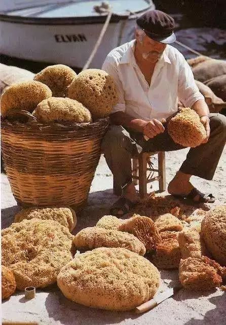 沐浴海绵和希腊海绵,实用皮肤清洁海绵搭配沐浴露使用