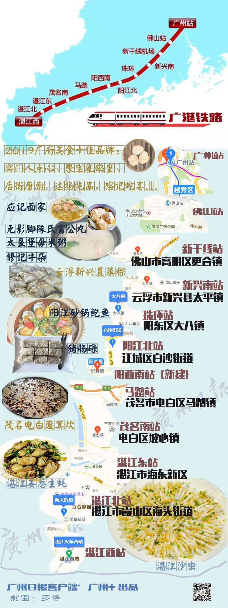 广湛高铁站点已安排！来到茂名有这么多好吃的等着你~