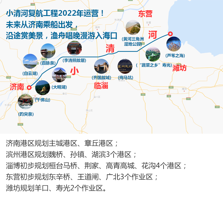 济南:小清河2022年复航河水靠啥补给?跑什么船?