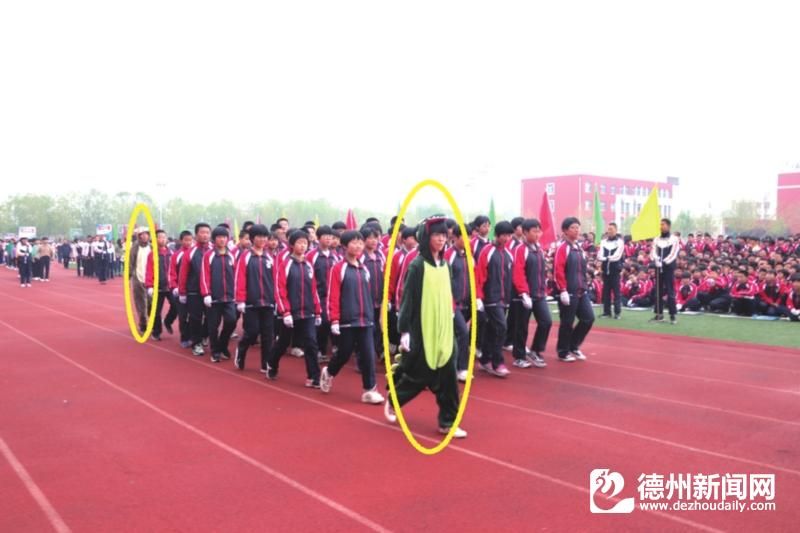 今年齐河五中运动会开幕式第一天,齐河五中运动会直播