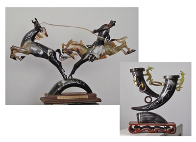 施华洛世奇百变魔链牛角手链,牛角百变方块