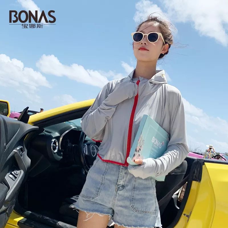 防晒衣仙女连帽,冰感夏季连帽防晒衣