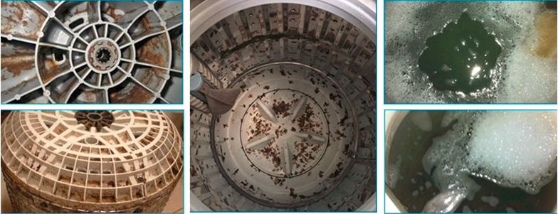 家用洗衣机洗出不明污渍,洗衣机里面脏最快速的解决方式