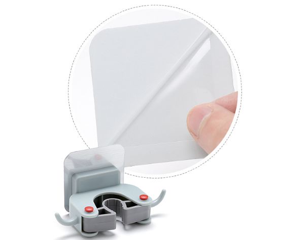 家用拖把收纳工具挂墙上,拖把挂架收纳神器最新款免打孔