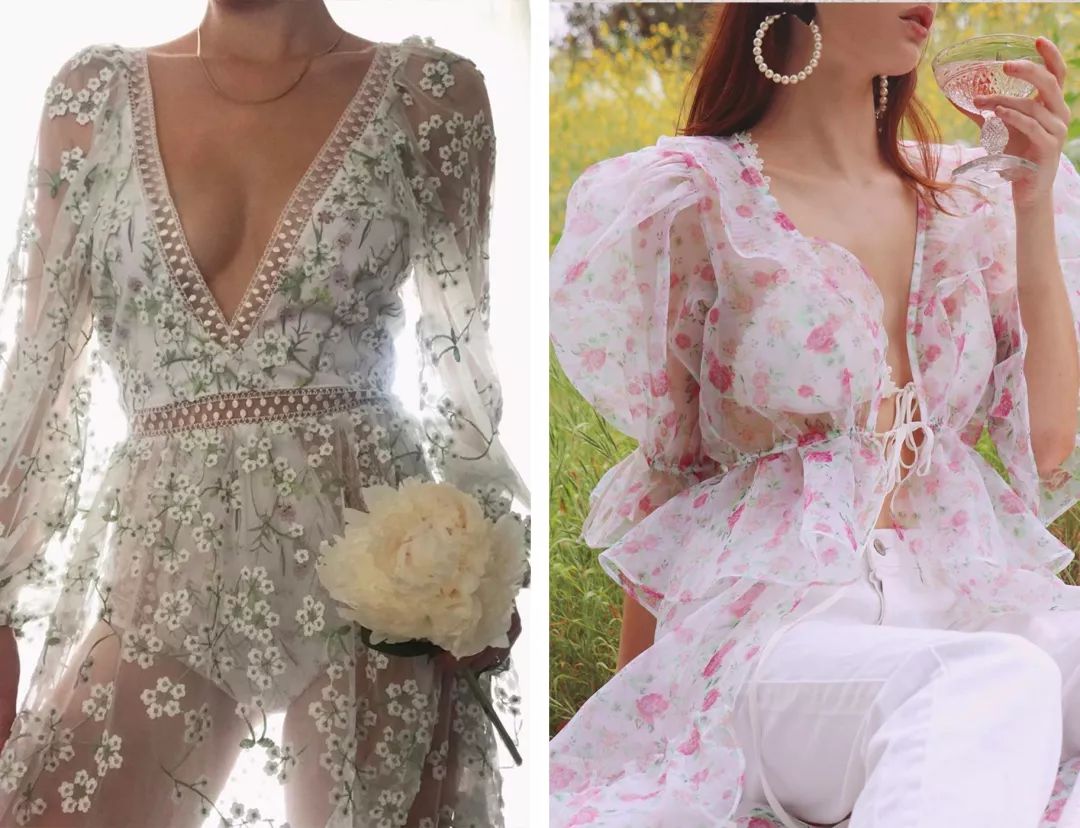 法风裙子,法风碎花裙子