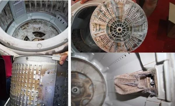洗衣机加水有臭味怎么办,洗衣机污垢和霉菌