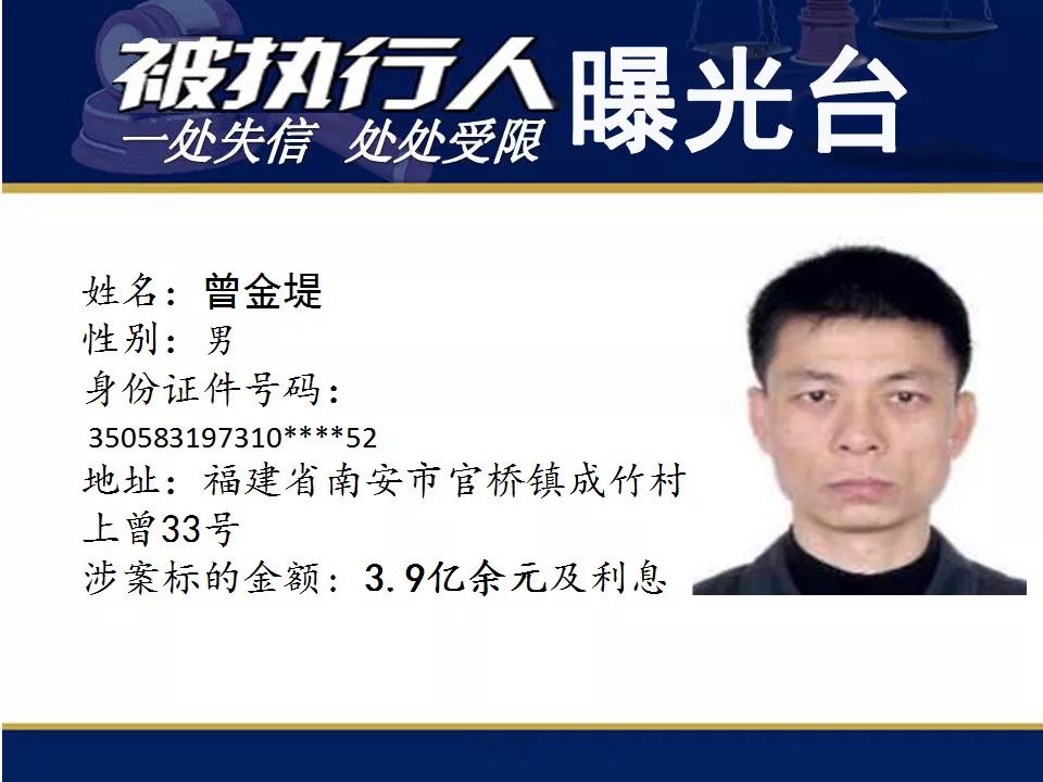 福建多位“企业大佬”成老赖！这家企业法人夫妻涉案超33亿元