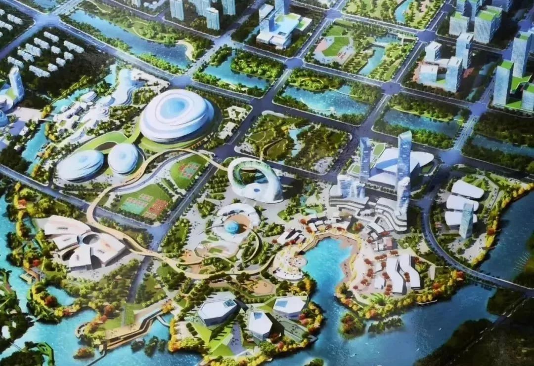 即将建的专业足球场,未来科技城足球场