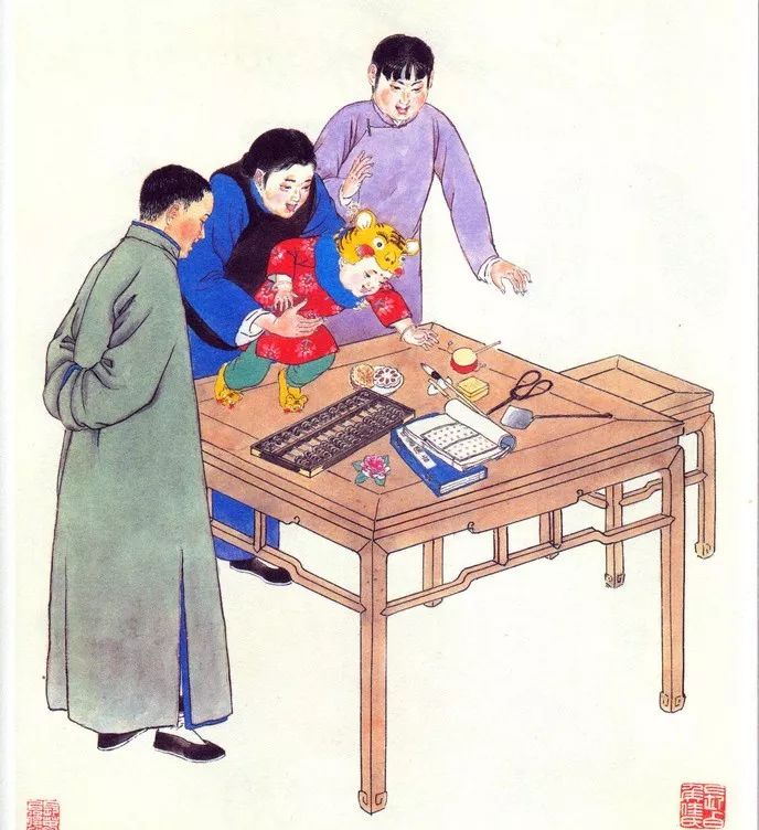 如何引导孩子亲近传统文化,传统的周岁宝宝抓周物品