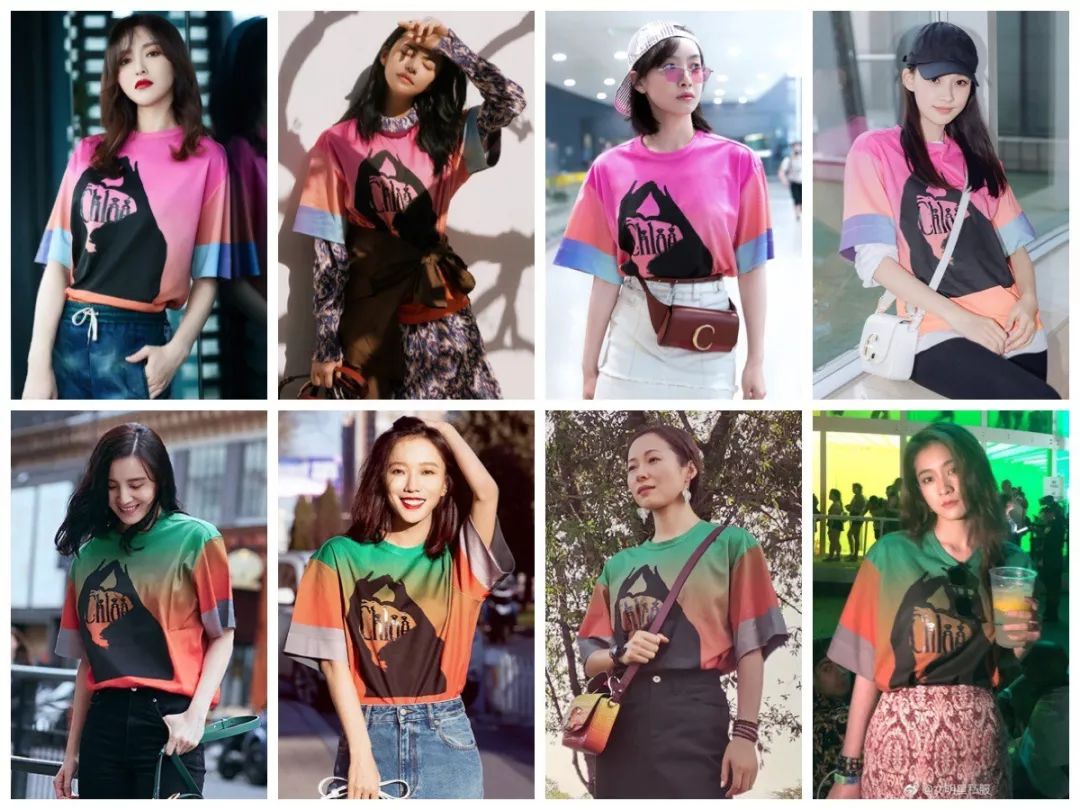 刘雯娜扎穿着puma,娜扎孙怡跨年衣服撞衫