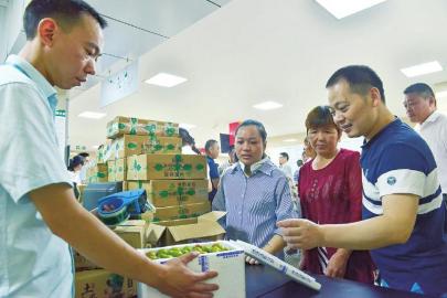 南部县农特产品搭上邮政“快车”