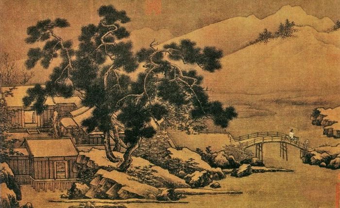 宋画中的文人形象,描绘宋人生活的画