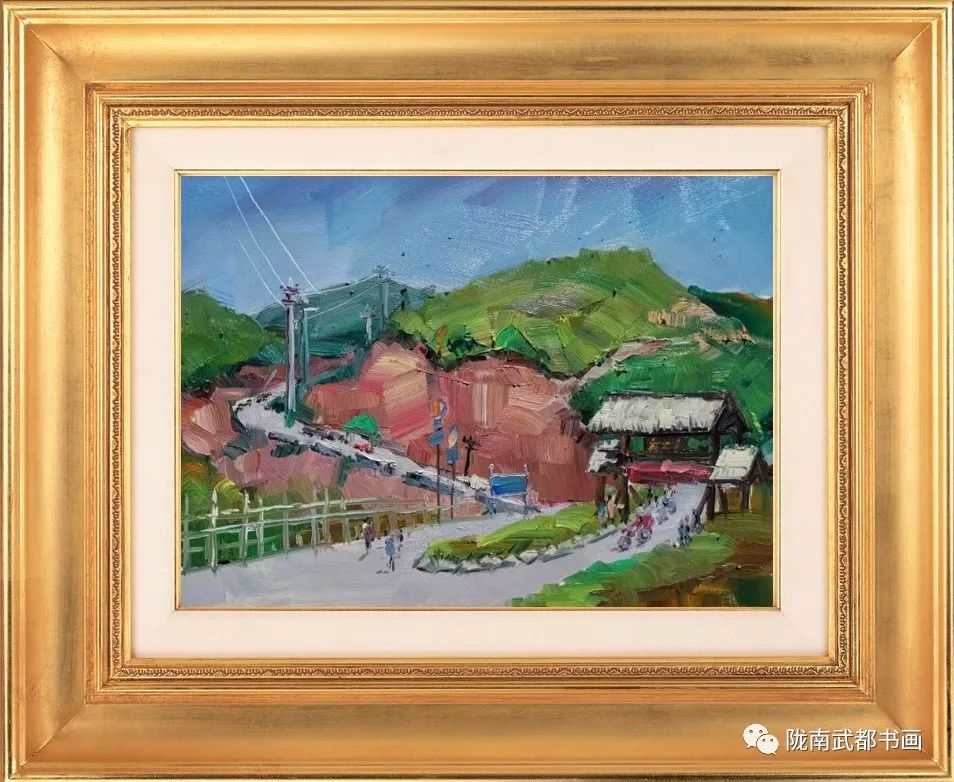 武都书画摄影展,写生武都