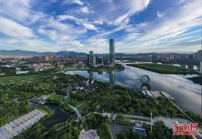 厦门园博苑美景图片,厦门园博苑晚霞