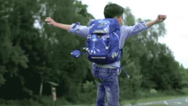 真正护脊的书包！挪威皇室*用御**书包！背着好看，保护脊椎，不驼背