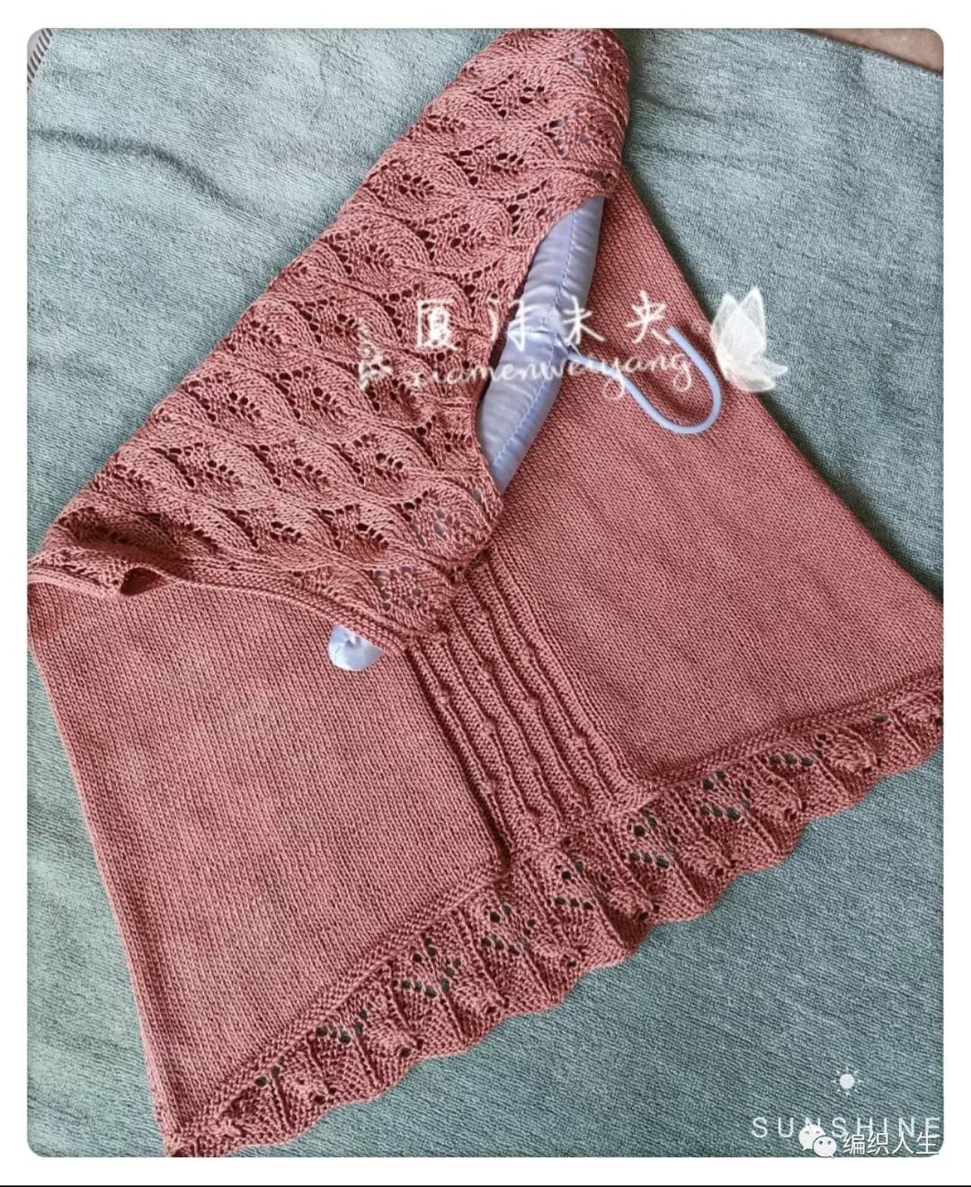 女士棒针背心外穿款式,v领针织棒针宽松背心女