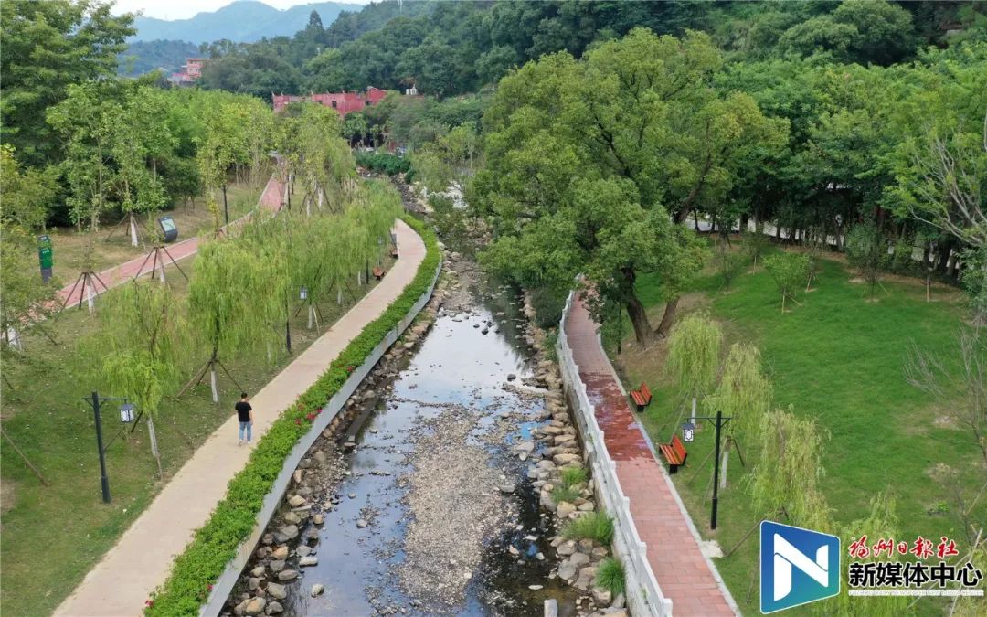 福州黑臭内河效果图,昔日臭水沟今成景观带