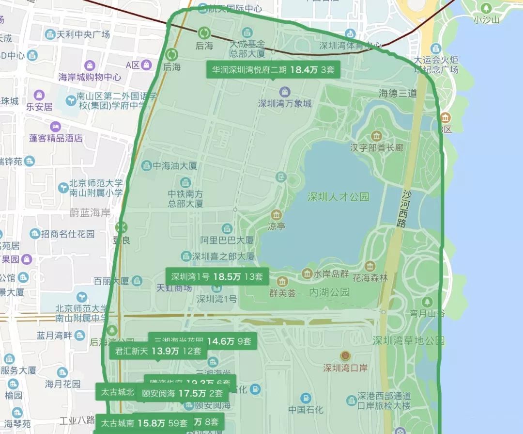 深圳豪宅区的演变,深圳五大豪宅区