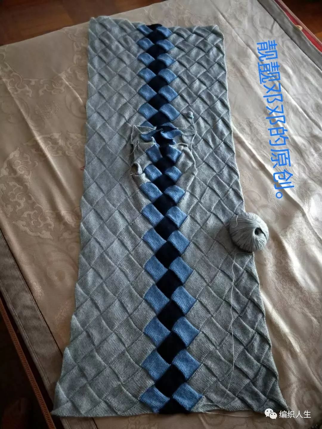 日本白桦正针毛衣编织视频,白桦裙子编织详细教程