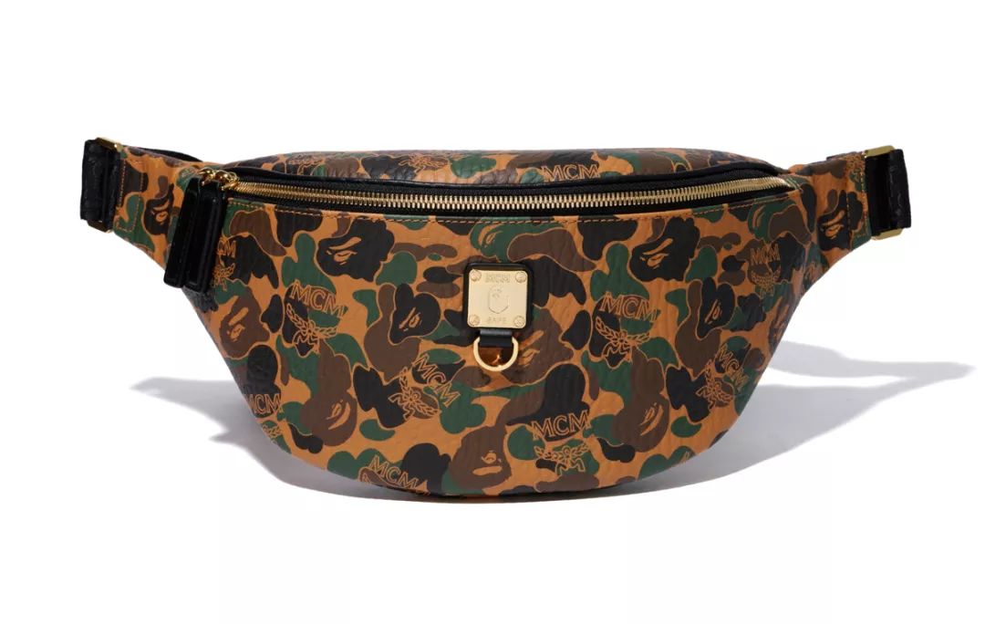 bape和mcm联名外套,mcmxbape双肩包