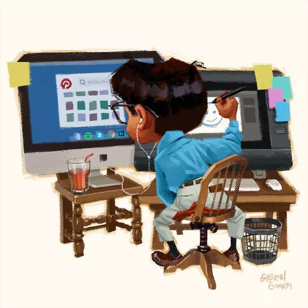 这些插画是我人生中最扎心的刻画,这些插画把人性说透彻了