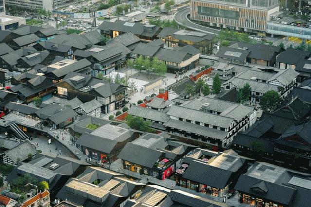 俯瞰太古里ifs夜景,俯瞰太古里美景