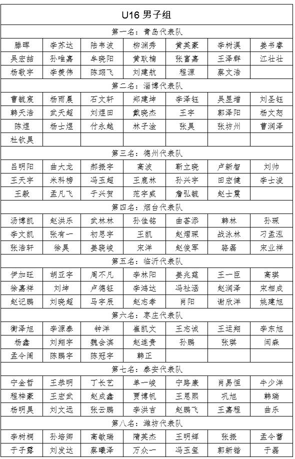 山东省青岛市校园足球联赛,山东省全国青少年足球特色学校杯