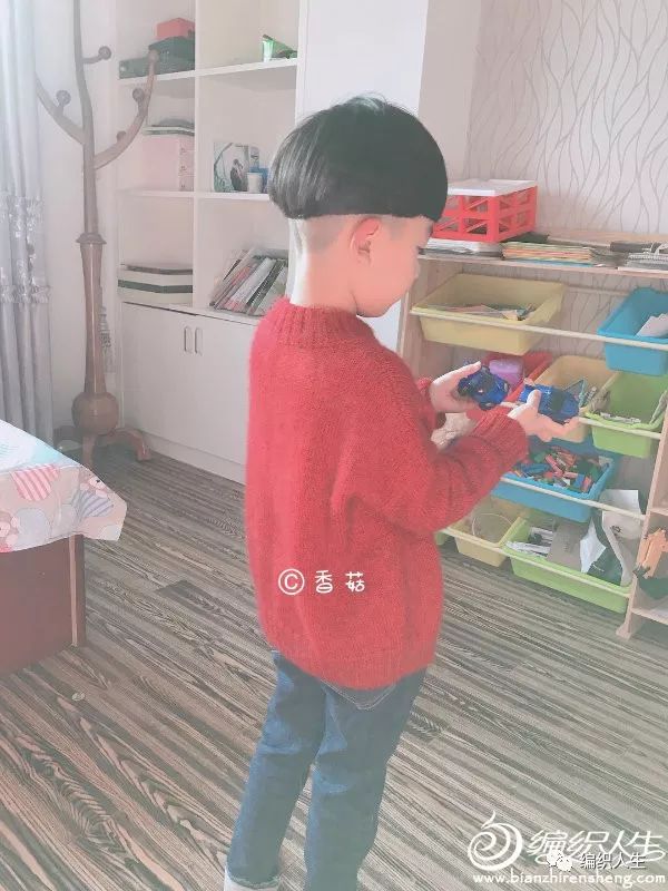 7岁女孩套头毛衣满天星编织教程,26支羊绒3股宝宝套头毛衣编织方法