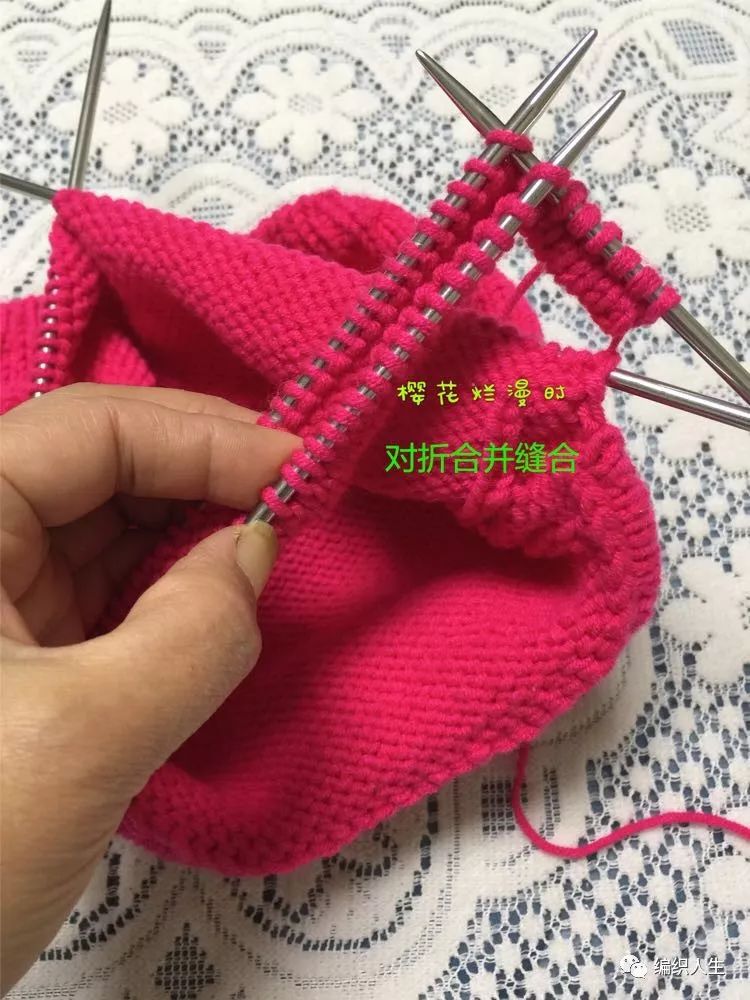 棒针手工防风护脸毛线帽子儿童款,棒针编织帽子儿童风雪帽