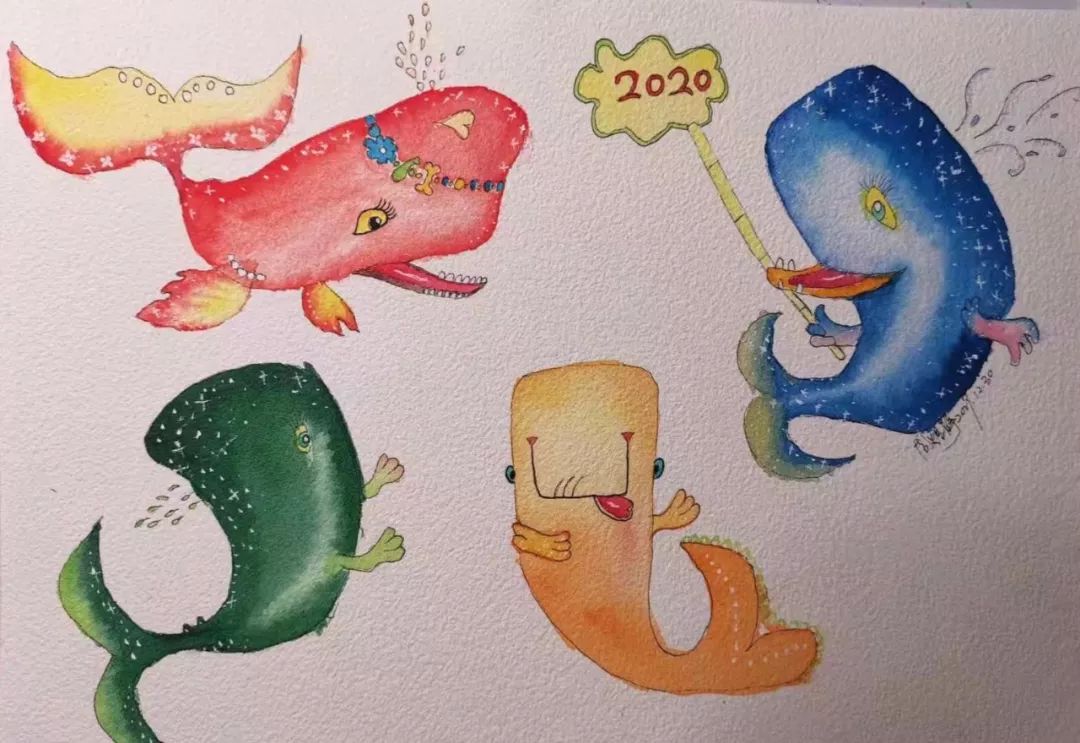 BlingBLling....抹香鲸全家福跨年画展闪亮登场，走过路过不要错过