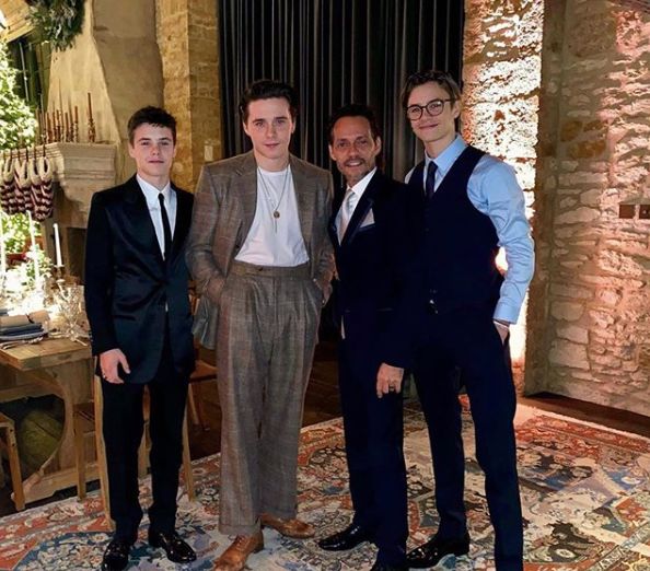 小贝二儿子罗密欧和贝嫂,小贝二儿子罗密欧球技