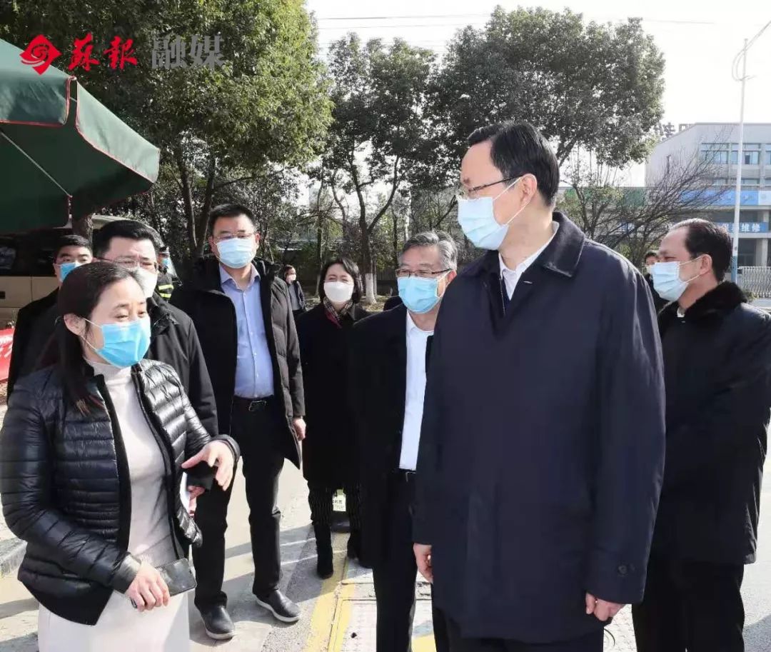 蓝绍敏赴常熟调研检查疫情防控，强调了这些...