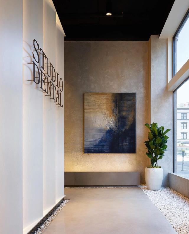 时尚牙科诊所设计,高档轻奢牙科诊所设计