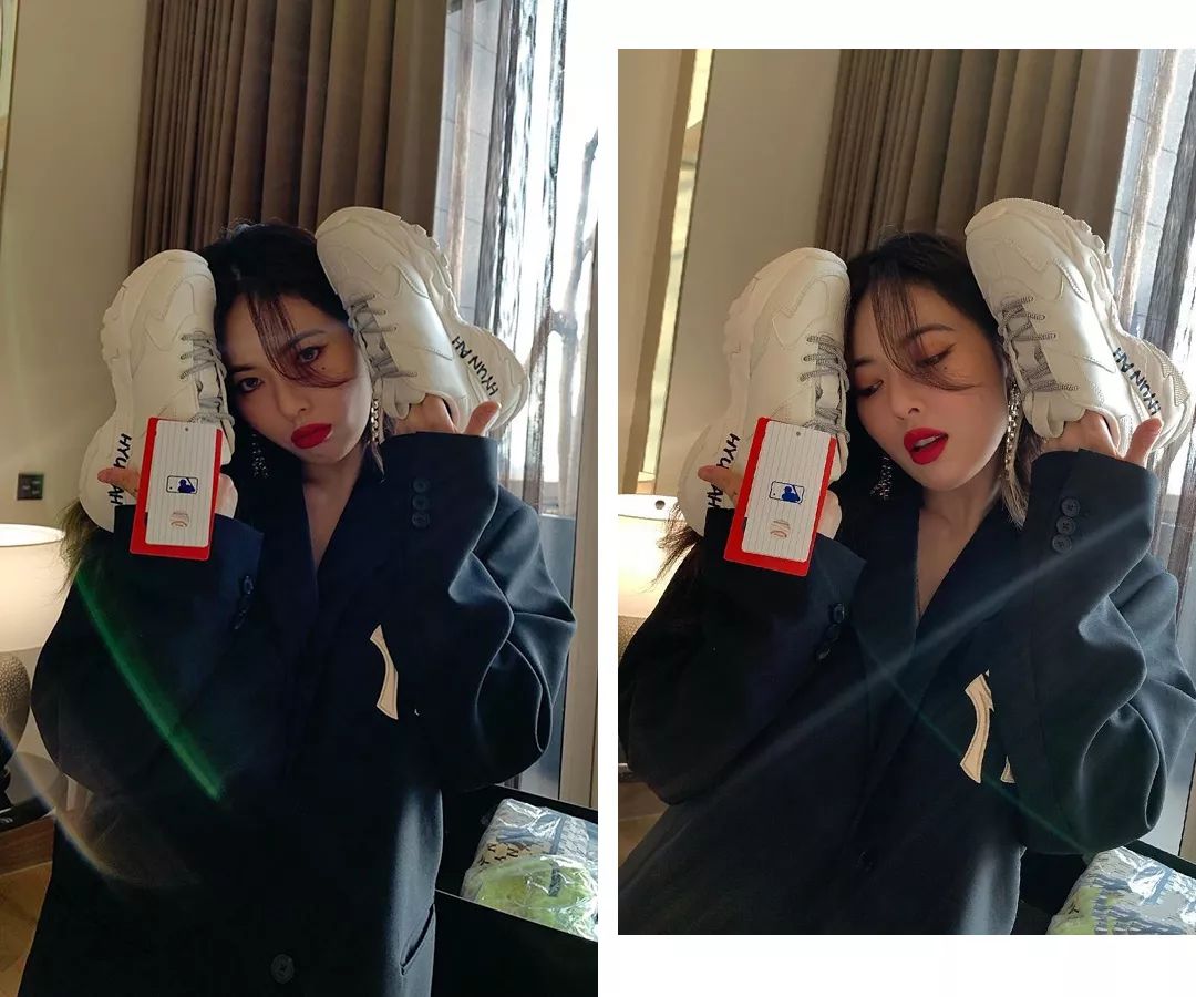 泫雅同款堆堆鱼骨鞋,泫雅鞋子同款三色