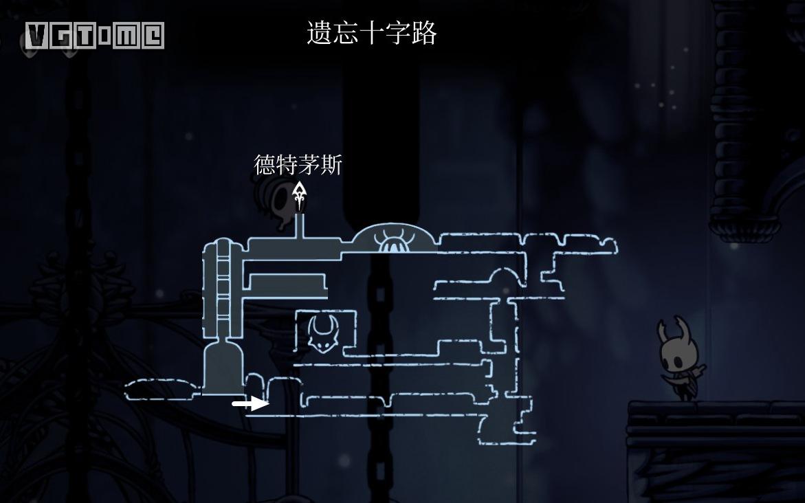 空洞骑士首次怎么去遗忘十字路,空洞骑士遗忘十字路猪头