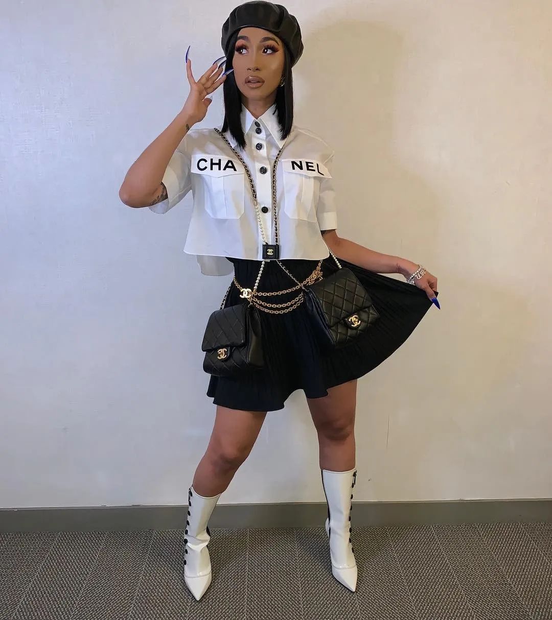 cardib亚裔美甲师,cardib的美甲师
