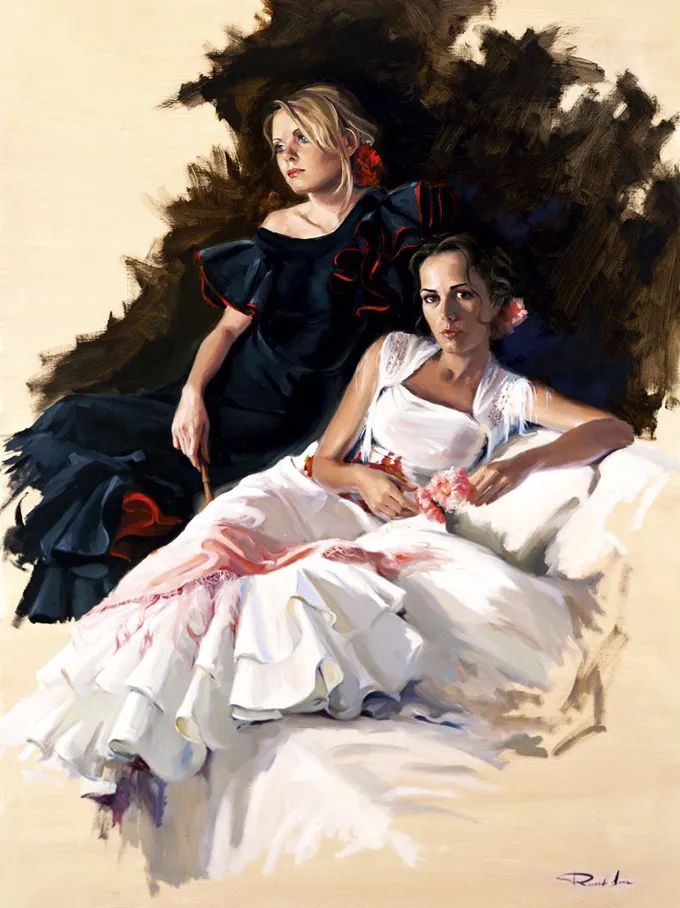 西班牙两位绘画大师笔下的曼妙形体，美的远远超乎你的想象