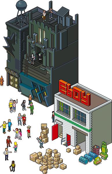 像素遇上网页设计，让这个全空白网站赚走100万美元