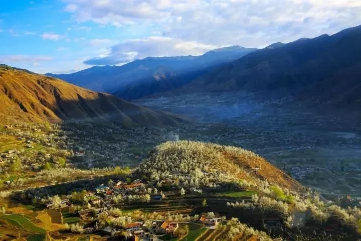 航拍阿坝农村视频,阿坝风景全景视频