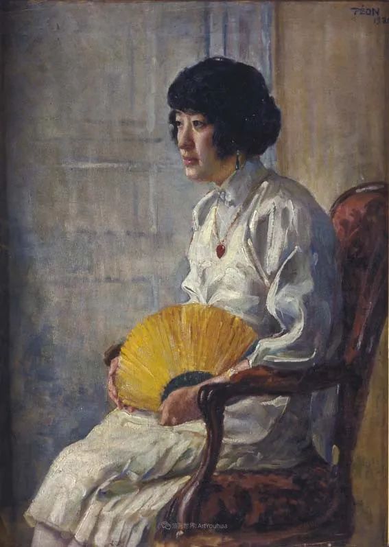 徐悲鸿先生的巨幅油画愚公移山,徐悲鸿中国现代画之父