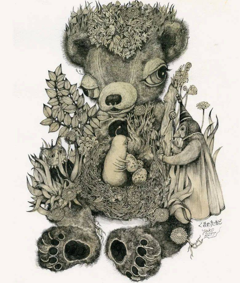 被GUCCI选中的日本另类插画家，作品真是“怪”好看
