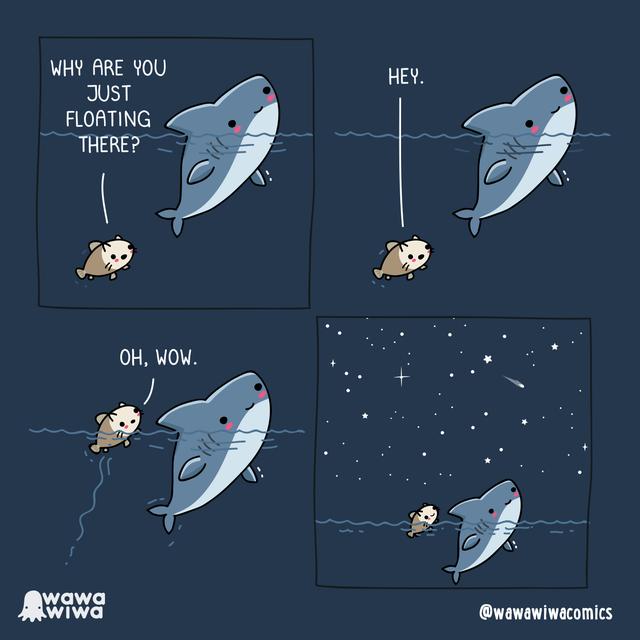 哥伦比亚小夫妻的成年漫画甜哭网友：他们眼中的世界，真美