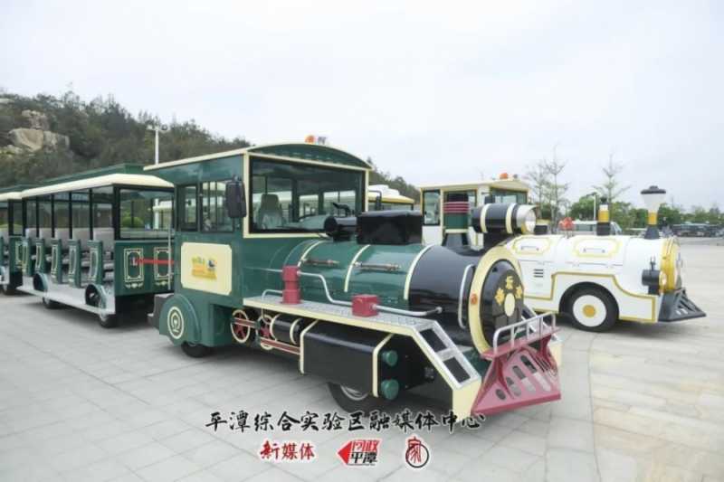 平潭碧海观光火车,平潭小火车观景台