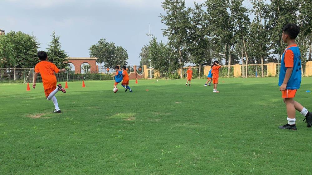 享受最专业最快乐的足球，鲁能青训足球训练营开营